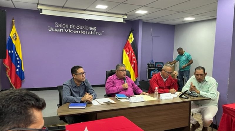 Freddy Rodríguez  presidió encuentro con instituciones públicas de Guarenas